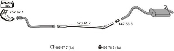 ERNST 100376 Exhaust System